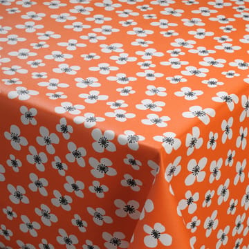 Belle Amie fabric orange - orange-white - Almedahls