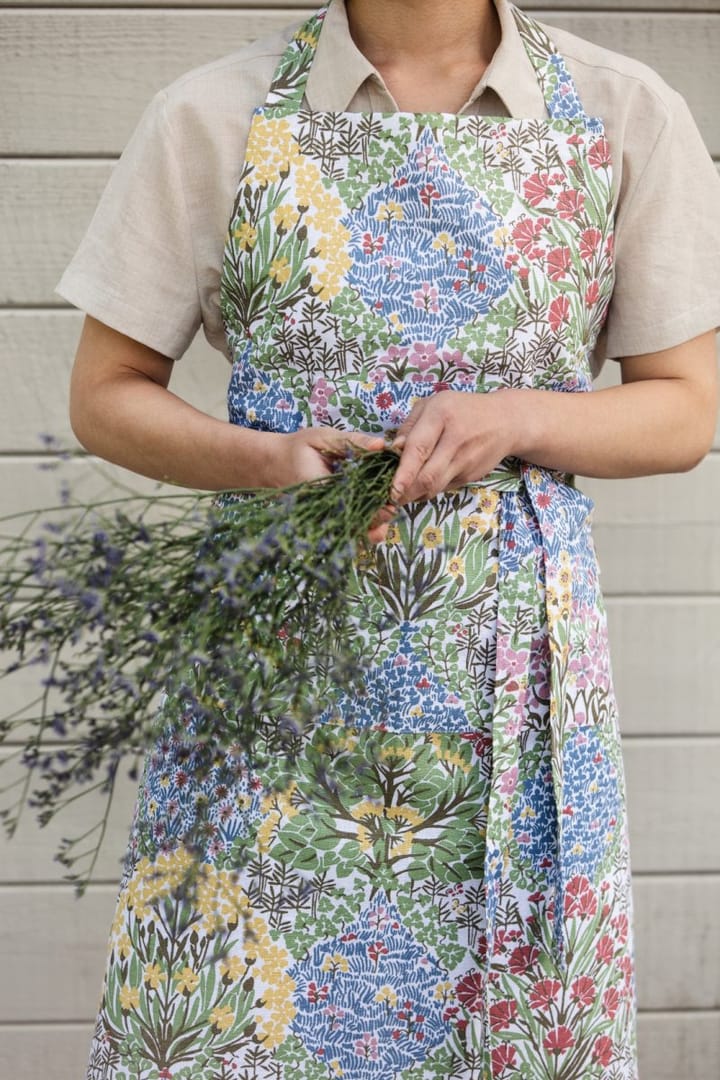 Botanic Garden apron, Multi-blue Almedahls