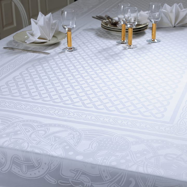 Draken table cloth 150x300 cm, White Almedahls