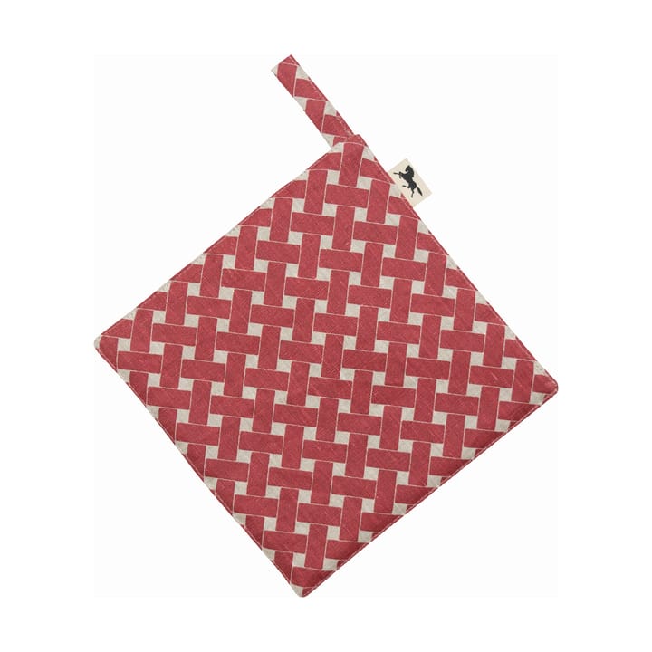 Korg oven mitt 23x23 cm - Red - Almedahls