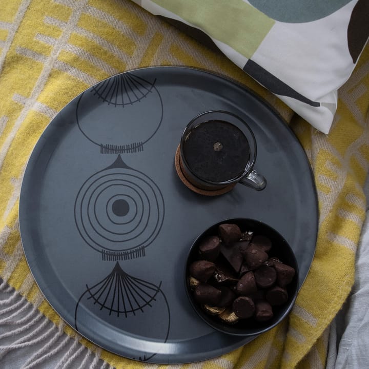 Picknick Elements tray onion Ø38, dark grey Almedahls