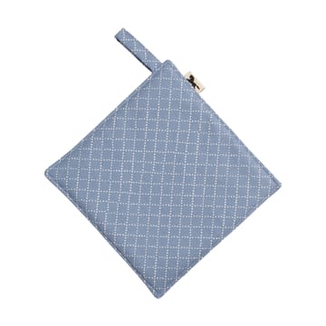 Prickruta pot holder 23x23 cm - Blue - Almedahls