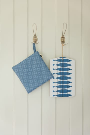 Prickruta pot holder 23x23 cm - Blue - Almedahls