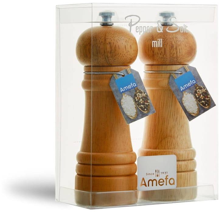 Amefa salt & pepper mill 2 parts, Oak Amefa