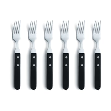 Pizza grill fork 6-pack - Black - Amefa