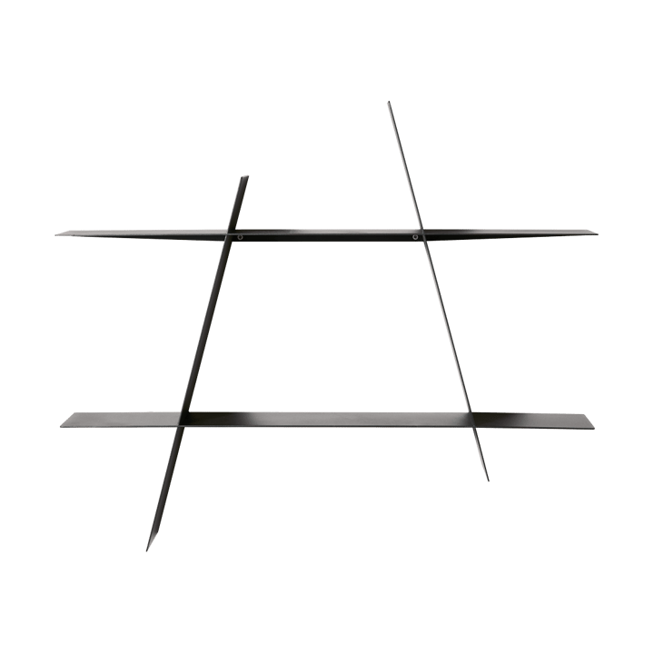 A-Shelf wall shelf Large 78x12x67 cm - Black - Andersen Furniture