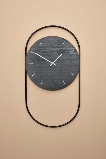 A-Wall wall clock 41x76 cm - Black-brass - Andersen Furniture