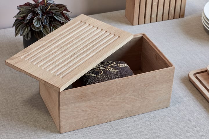 Gourmet wood box 35x20x16,5 cm, Oak Andersen Furniture