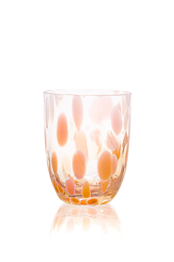 Big Confetti drinking glass 25 cl, Peach-vanilla Anna Von Lipa