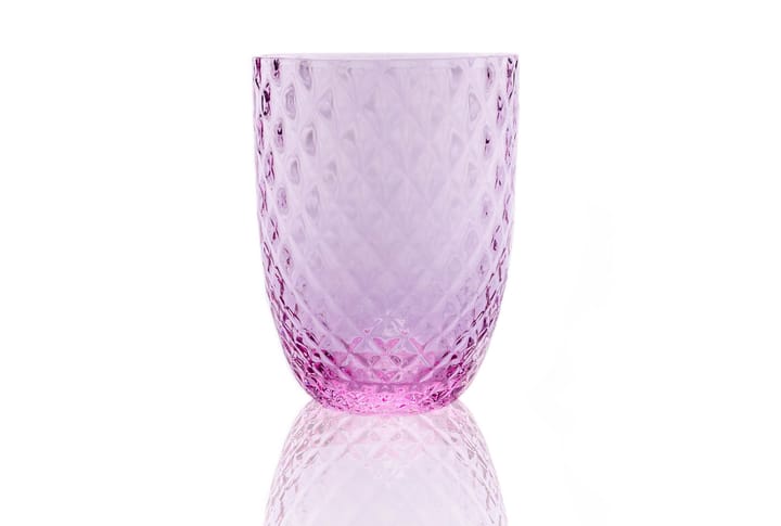 Harlequin drinking glass 25 cl, Purple Anna Von Lipa