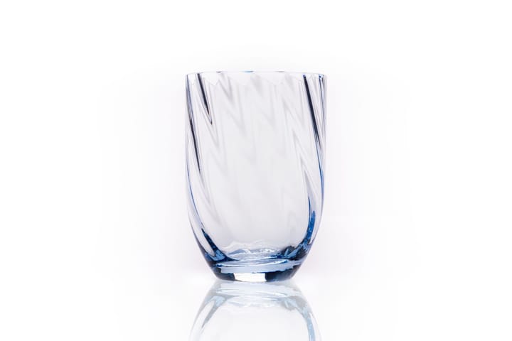 Swirl drinking glass 25 cl, Light blue Anna Von Lipa