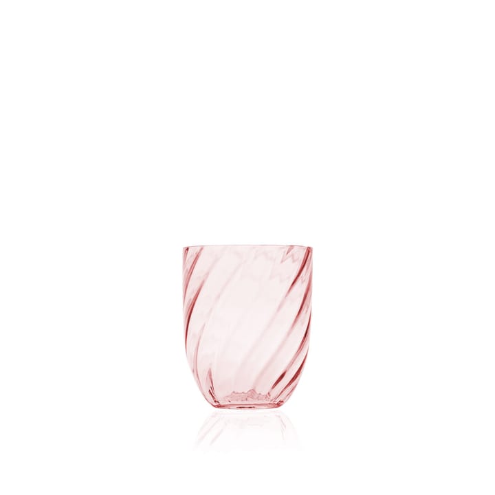 Swirl drinking glass 25 cl, Pink Anna Von Lipa