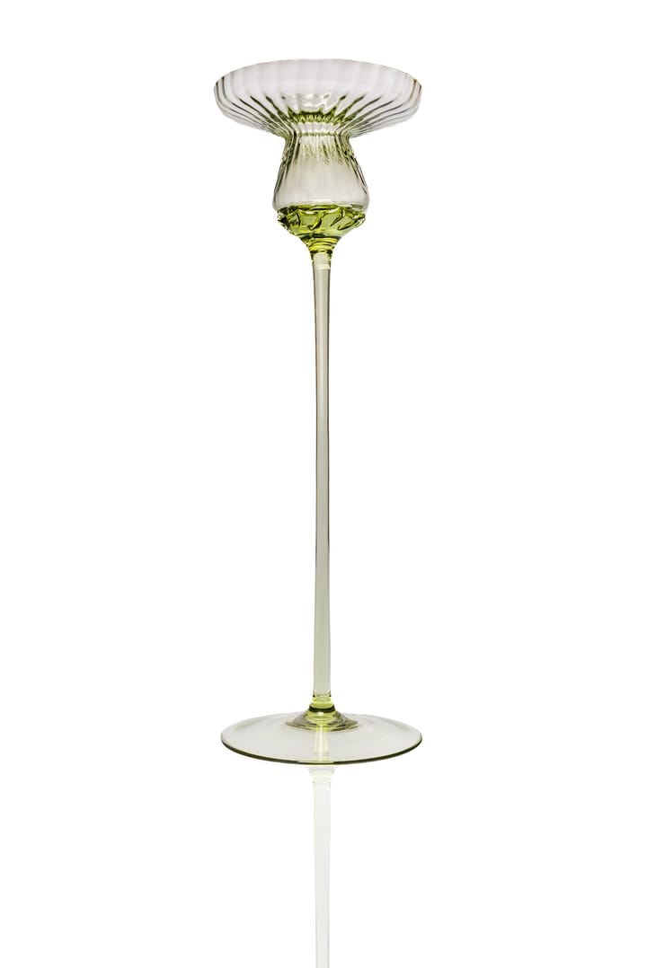 Tulipán candlestick 25 cm, Olivegreen Anna Von Lipa