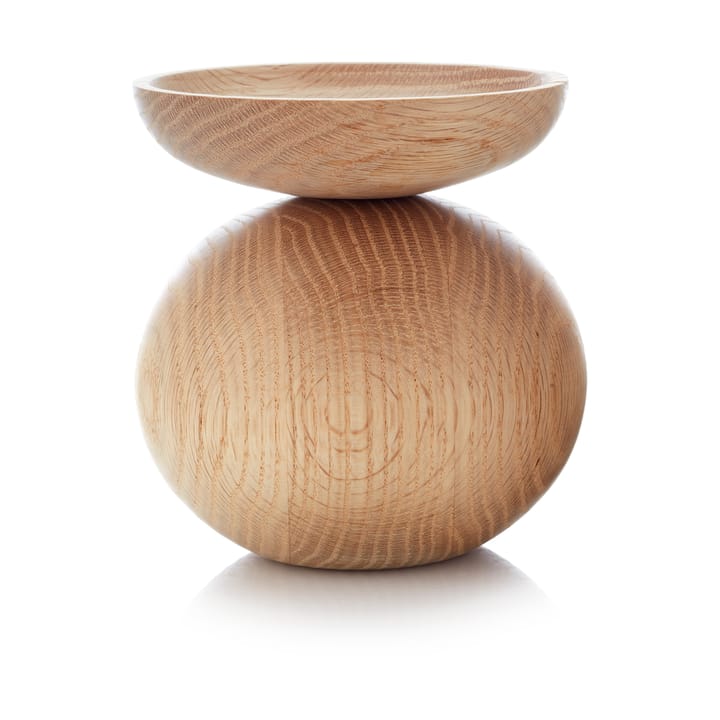 Shape bowl vase, Oak Applicata