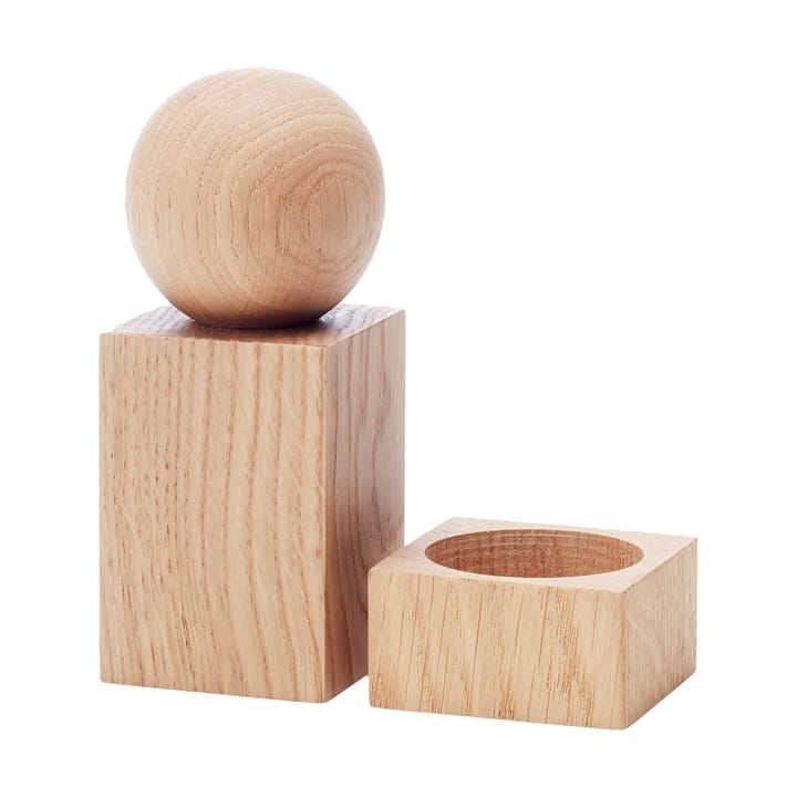 Twist spice grinder and salt bowl - Oak - Applicata