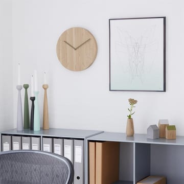 Watch:Out wall clock oak - oak-grey - Applicata