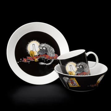 Ancestor Moomin bowl - black - Arabia