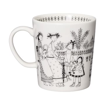 Emilia mug 30 cl - Black-white - Arabia