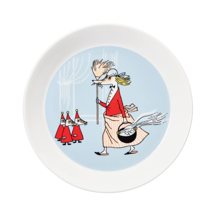 Fillyjonk Moomin plate, grey Arabia