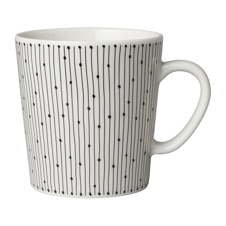 Mainio Sarastus mug 30 cl, Black-white Arabia