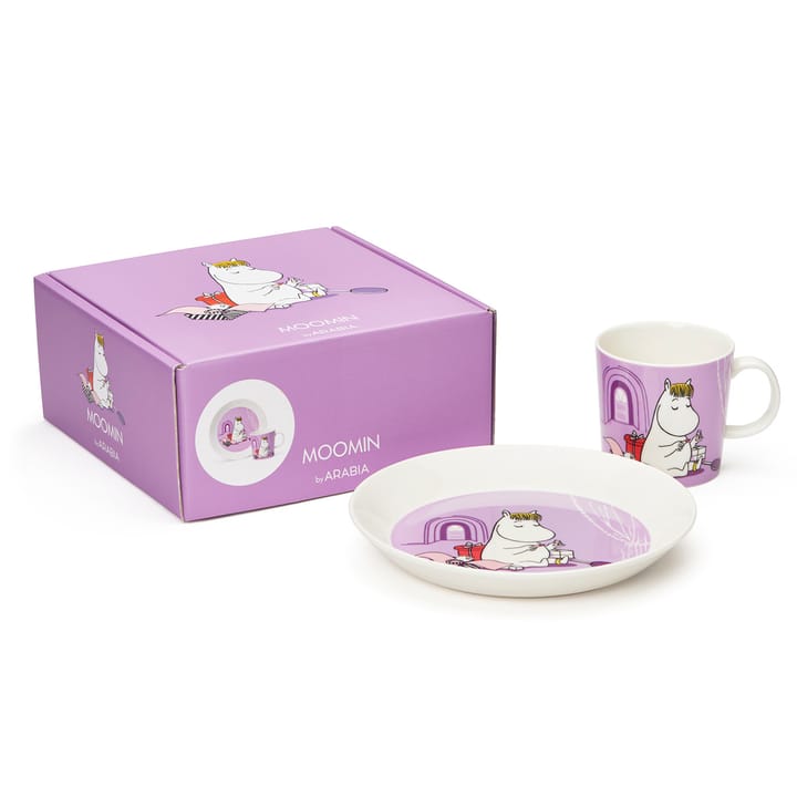 Moomin children's dinnerware - Snorkmaiden purple - Arabia