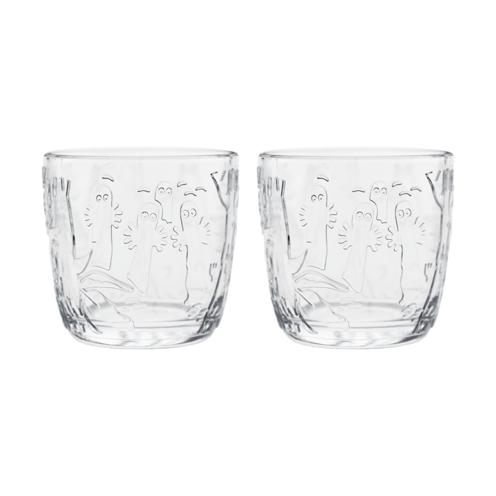 Moomin drinking glass 28 cl 2-pack, Clear Arabia