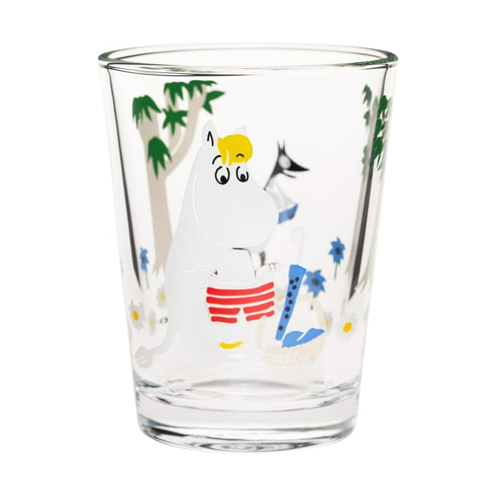 Moomin glass 22 cl - We're going on vacation - Arabia