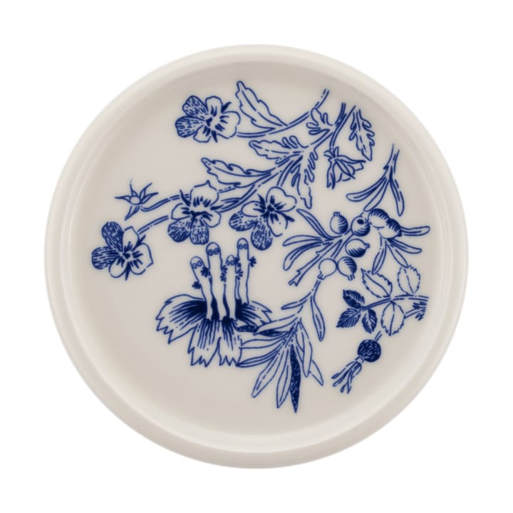 Moomin Haru mini plate 12 cm, Blue-white Arabia