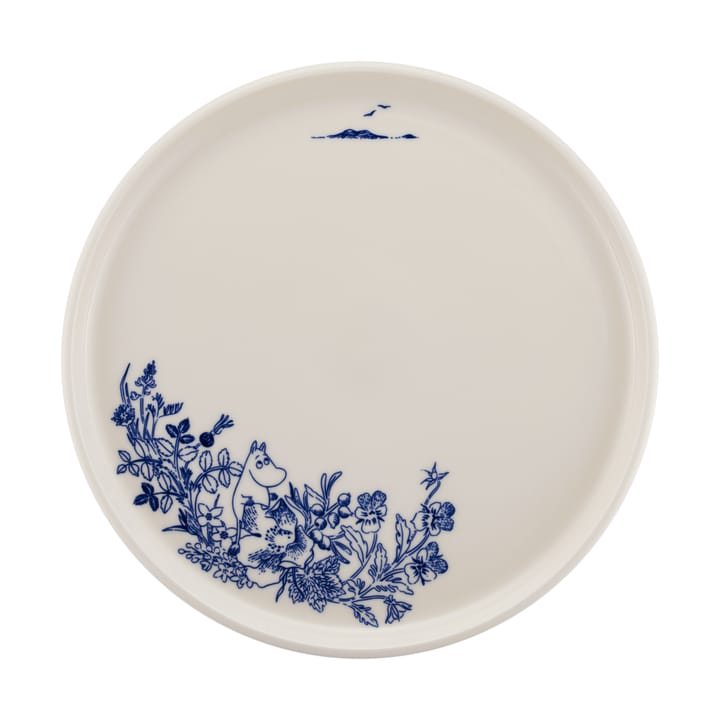 Moomin Haru plate Ø25 cm, Blue-white Arabia