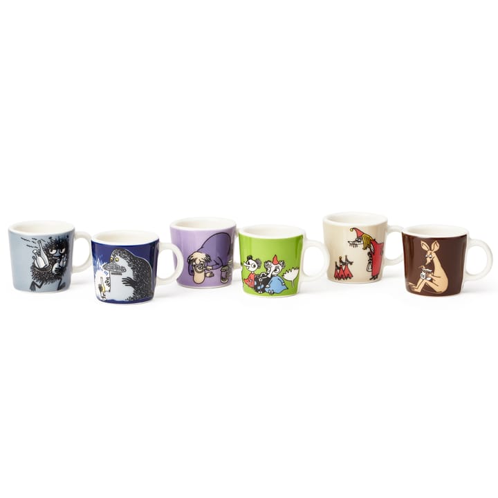 Moomin mini mugs 6-pack Andra classic, multi Arabia