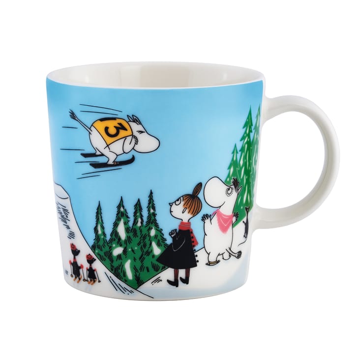 Moomin mug winter 2024 Ski jumping, 30 cl Arabia