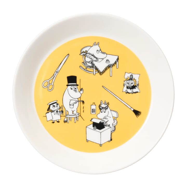 Moomin plate set Office & Winternight, Ø19 cm Arabia