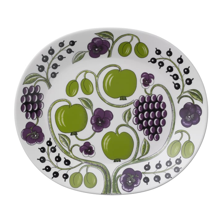 Paratiisi oval plate 36 cm, Purple Arabia