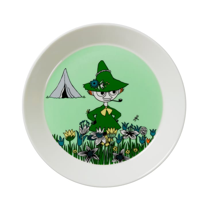 Snufkin plate, green Arabia