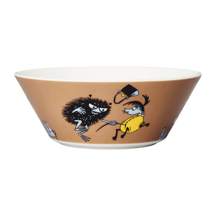 Stinky in action Moomin bowl, Brown Arabia