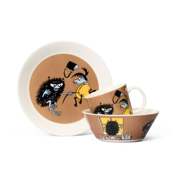 Stinky in action Moomin mug - Brown - Arabia