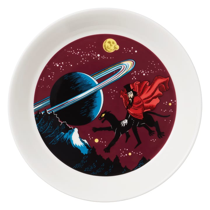 The Hobgoblin Moomin plate - purple - Arabia