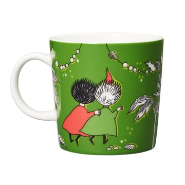 Thingumy & Bob King's Ruby Moomin mug - green - Arabia