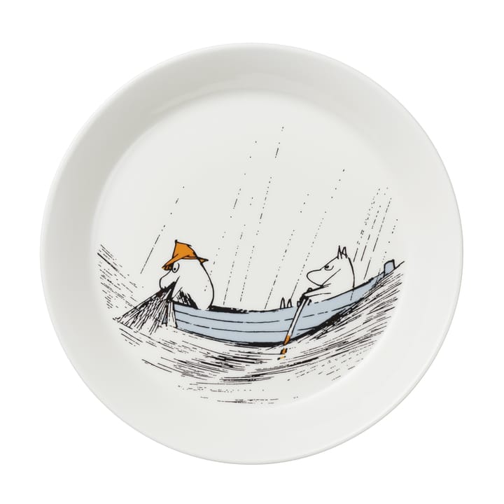 True to its origins Moomin plate 2017, white Arabia