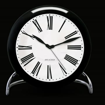 AJ Roman table clock - black - Arne Jacobsen Clocks