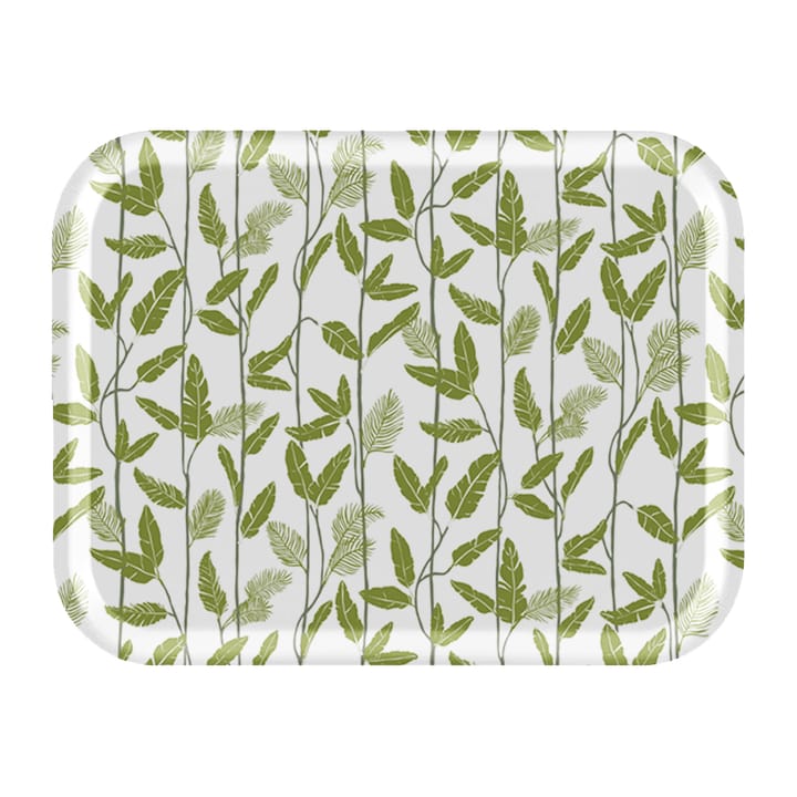 Mougli Green tray 28x36 cm, Green-white Åry Home