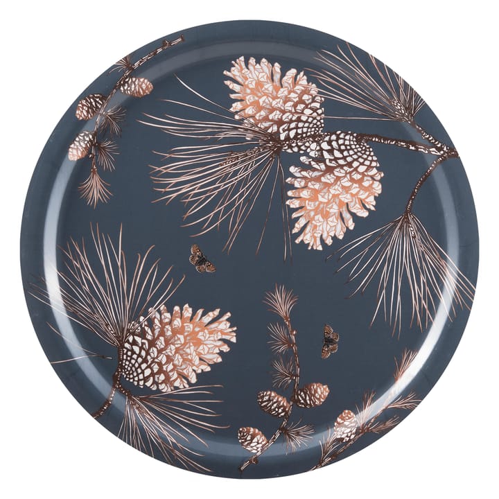 Pine Cone tray  Ø 49 cm - thunder - Åry Home