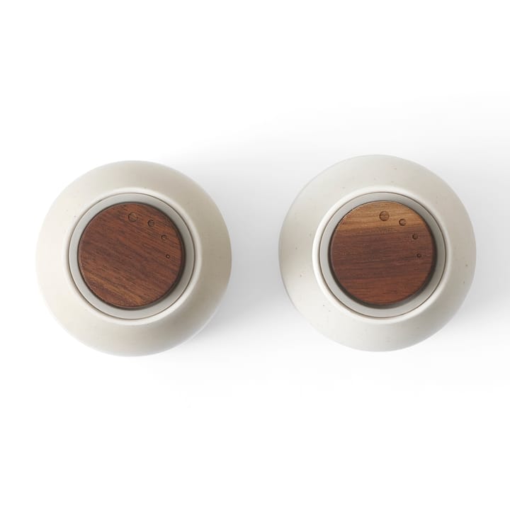 Bottle Grinder spice grinder ceramic 2-pack, Sand (walnut lid) Audo Copenhagen