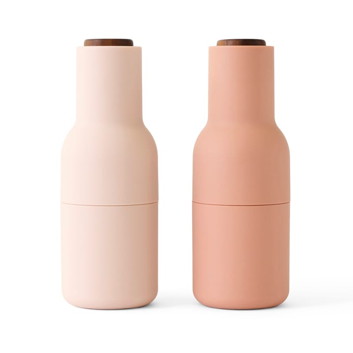 Bottle Grinder spice mill 2-pack - nudes (wallnutslid) - Audo Copenhagen