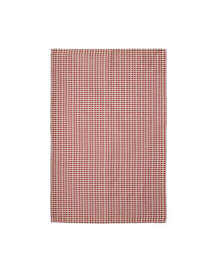 Troides kitchen towel 40x67 cm 2-pack, Burnt sienna-white Audo Copenhagen