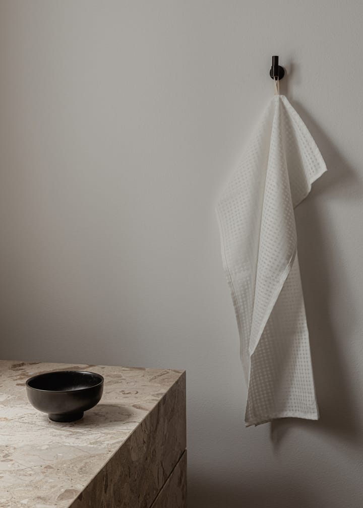 Troides kitchen towel 40x67 cm 2-pack, Burnt sienna-white Audo Copenhagen