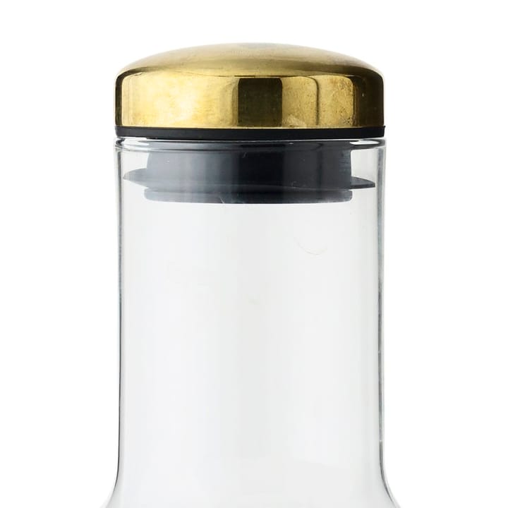 Water Bottle carafe, glass-brass Audo Copenhagen