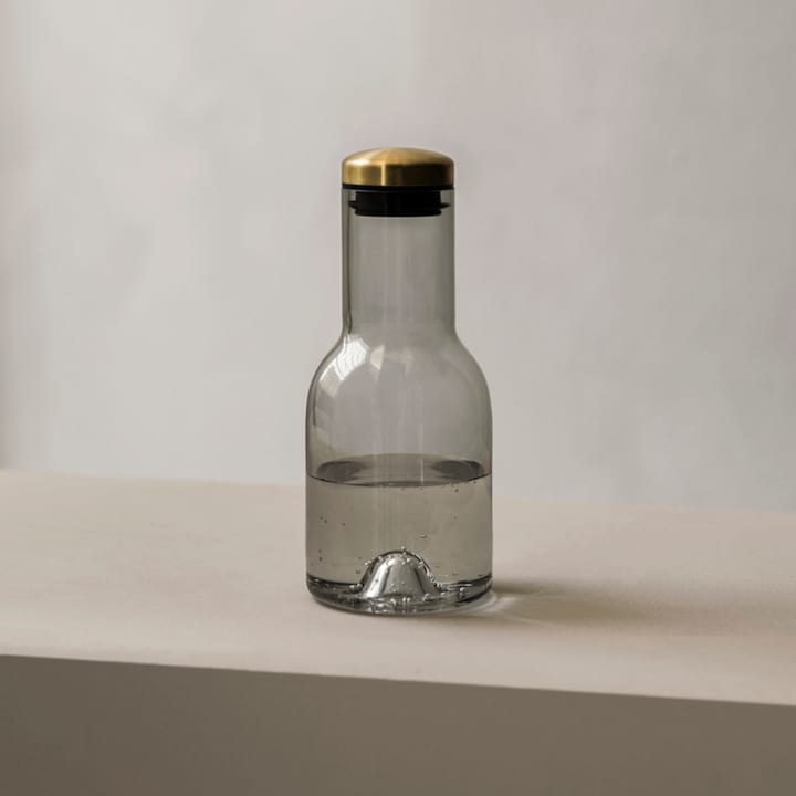 Water Bottle carafe, smoke, brass Audo Copenhagen