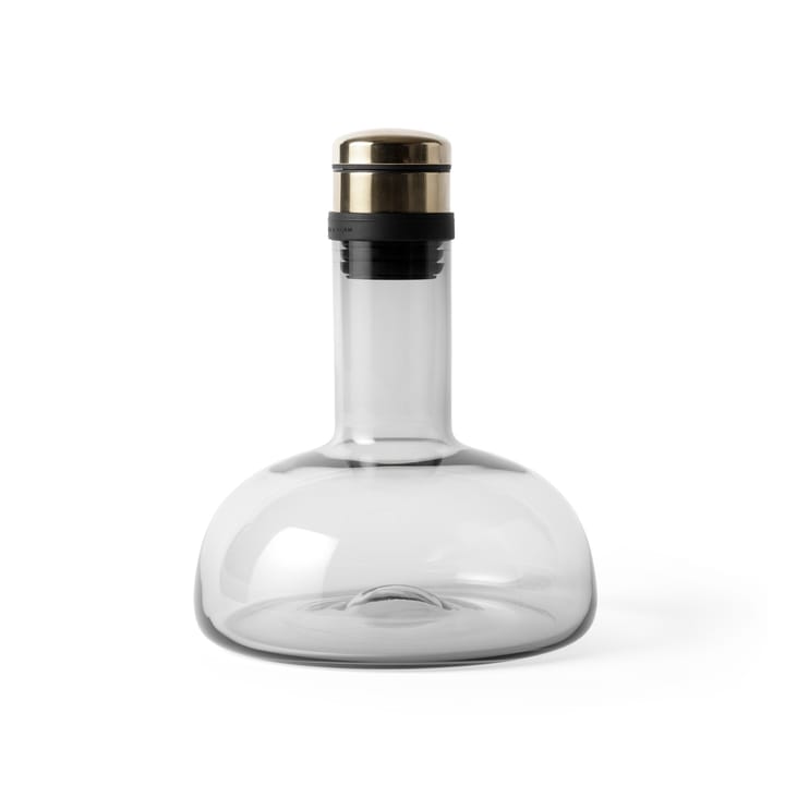 Wine breather deluxe - smoke, brass - Audo Copenhagen