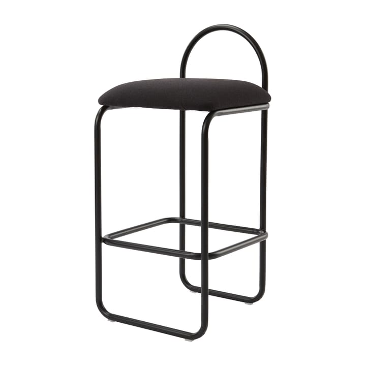 Angui bar stool bouclé, Anthracite AYTM